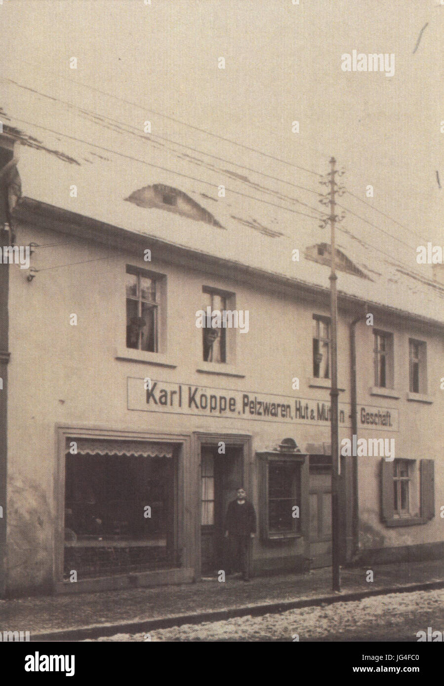 Pelzwaren Karl Köppe, Hohenmölsen Stock Photo Alamy