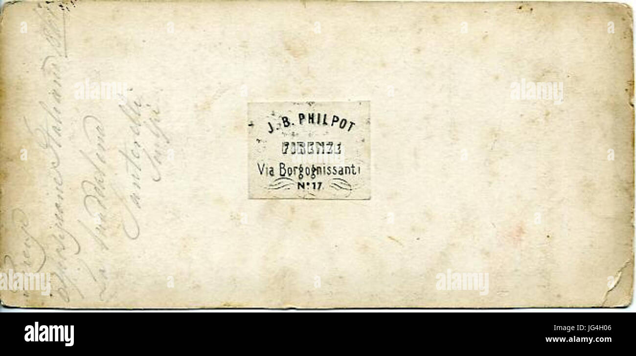 Philpot John Brampton 281812-187829 - Firenze Esposizione Italiana 1861 - La Maddalena - Santarelli scolpì verso Stock Photo