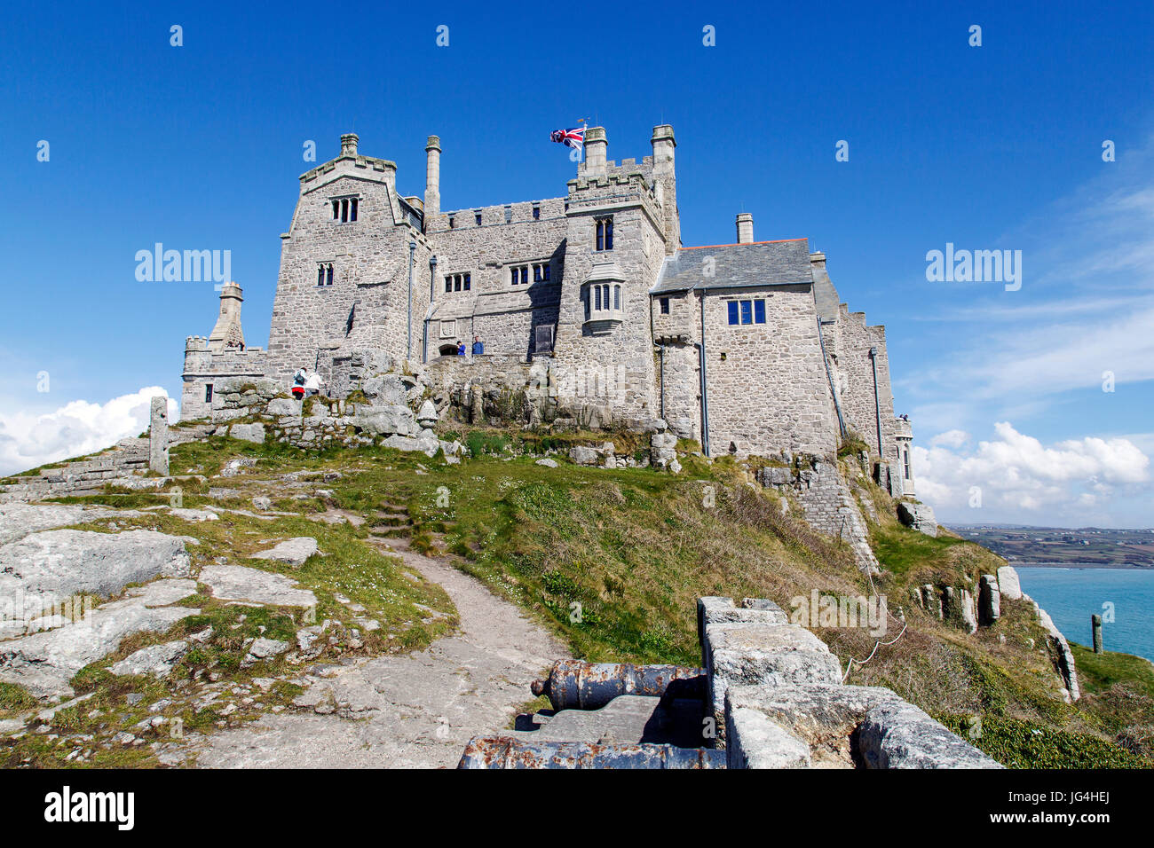 St Micheal's Mount - Cornwall Stock Photo