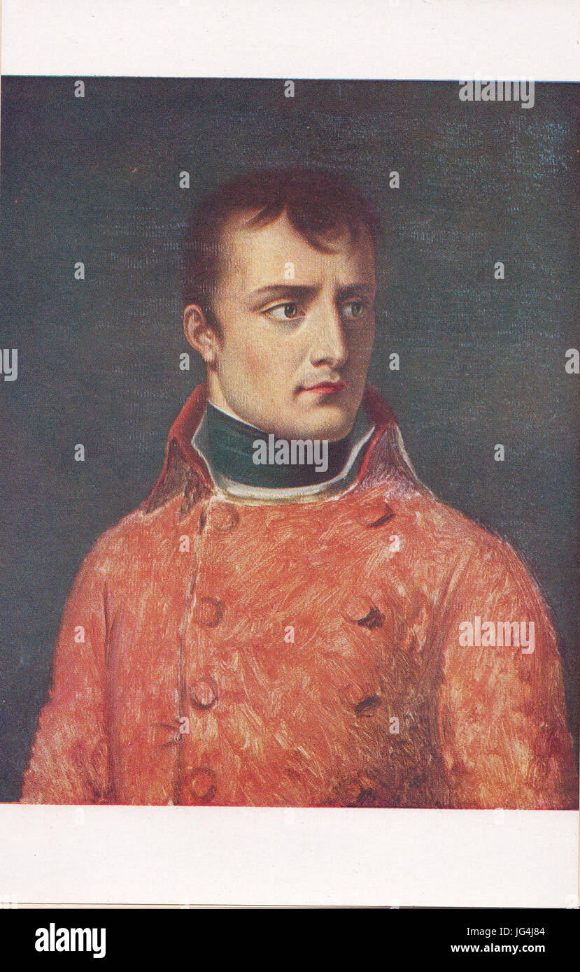 Pint. de Girodet, Napoleão B, ed. M. de L´armee, Hätel des Invalides, 1º Consul, Arquivo de Villa Mª Açores Stock Photo