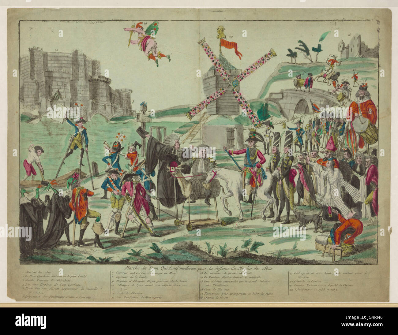 French revolution political cartoon hi-res stock photography and images ...