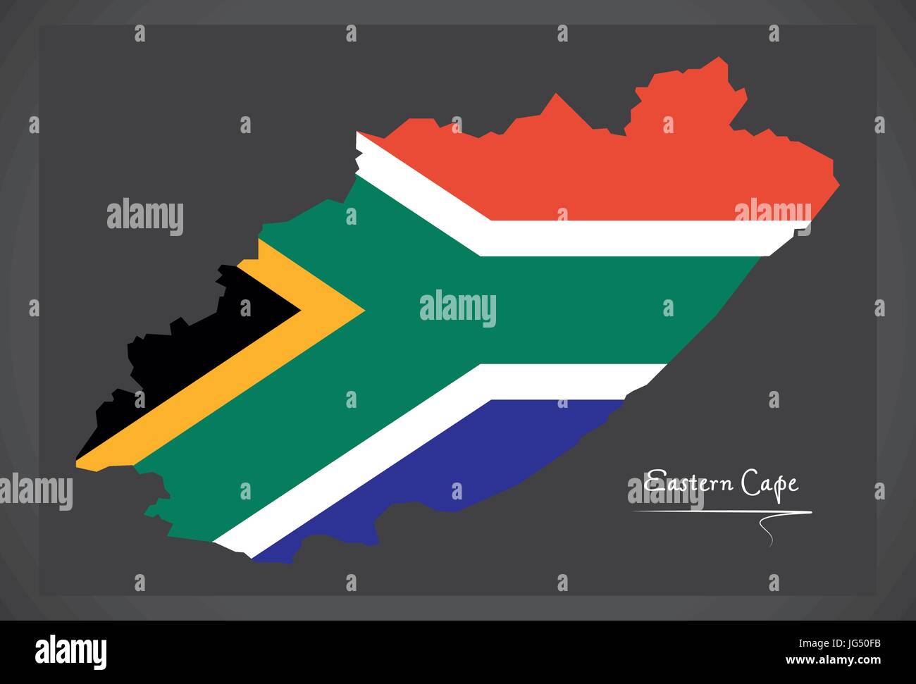 Map of south africa eastern cape hires stock photography and images