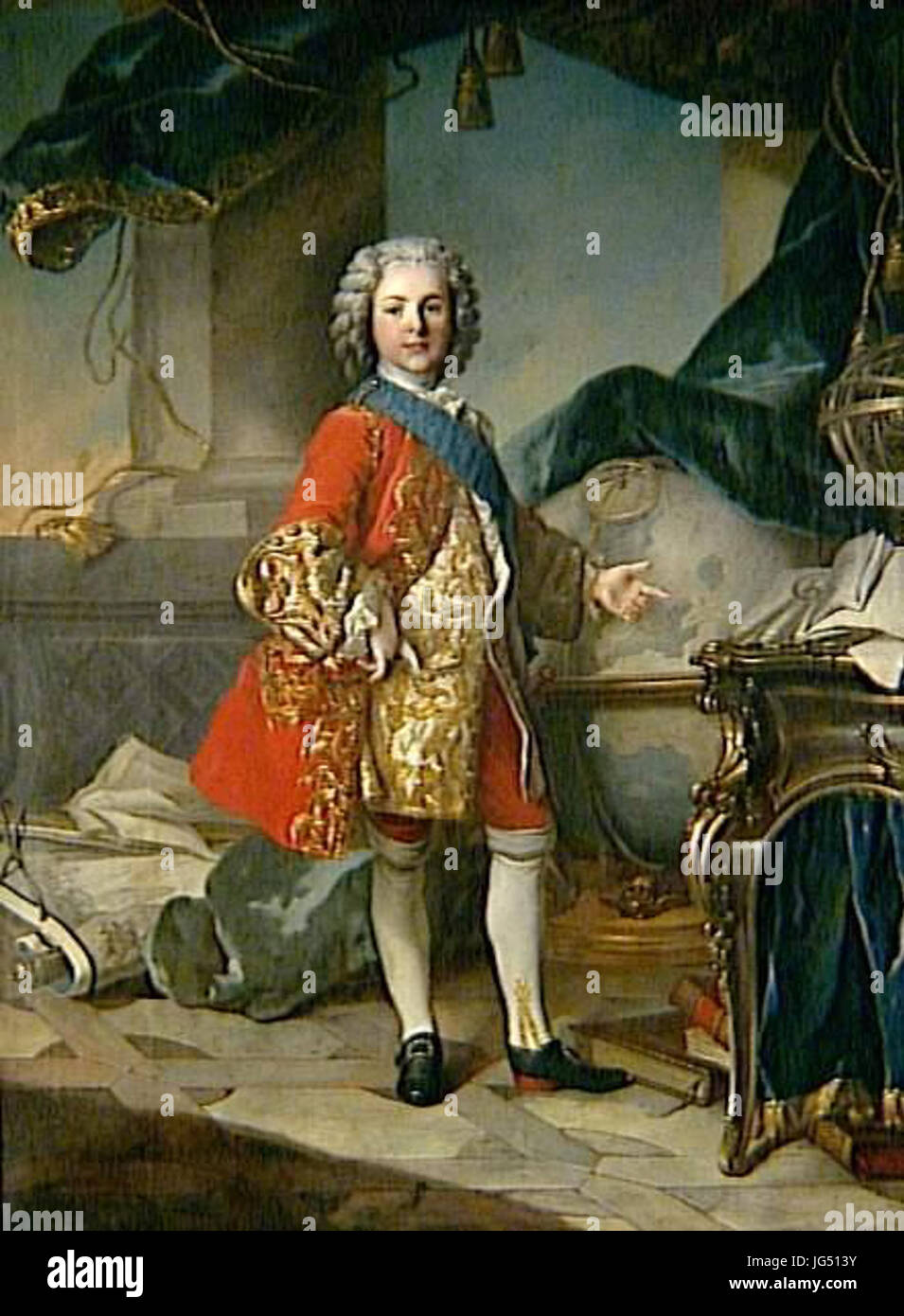 Louis of France in 1738 by Louis Tocqué Stock Photo - Alamy