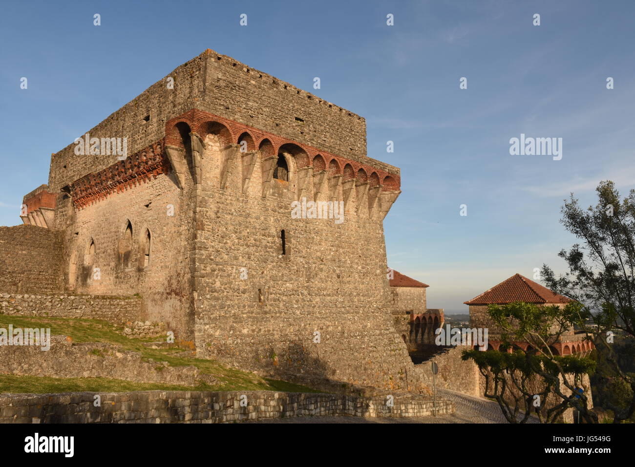 Castle Ourem Portugal Stock Photo