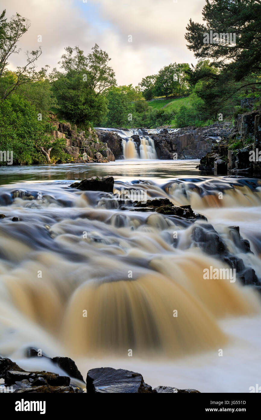 Low Force,  Bowlees, Upper Teesdale, County Durham. UK Stock Photo