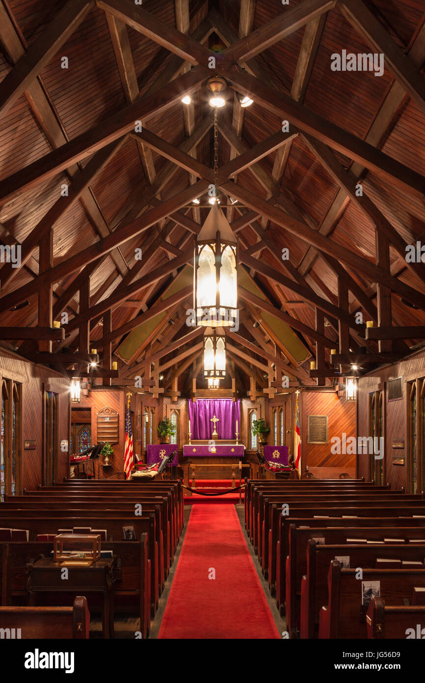 Interior Of Christ Church Frederica Resembling In Design An