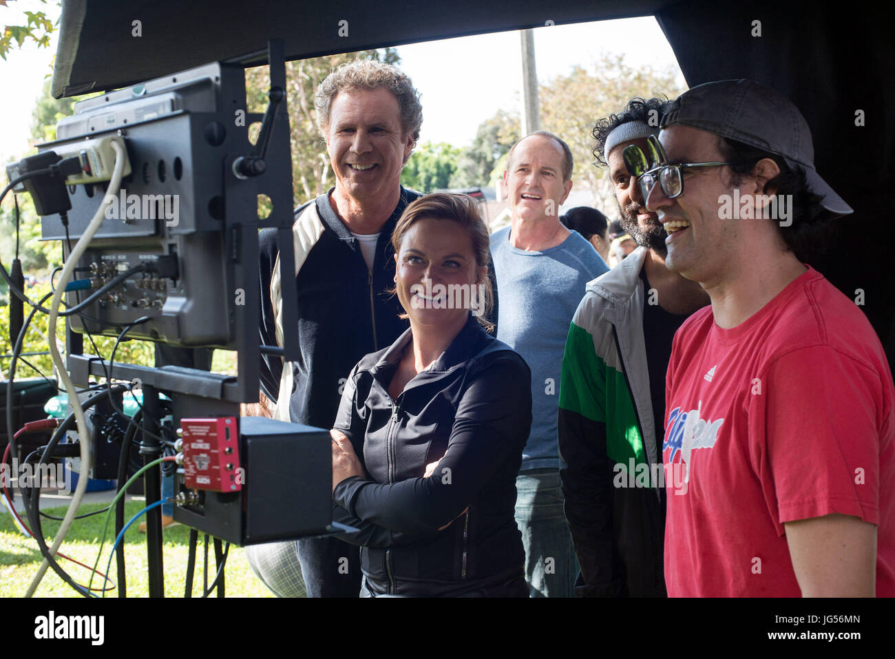 THE HOUSE, l r Will Ferrell, Amy Poehler, Jason Mantzoukas (obstructed
