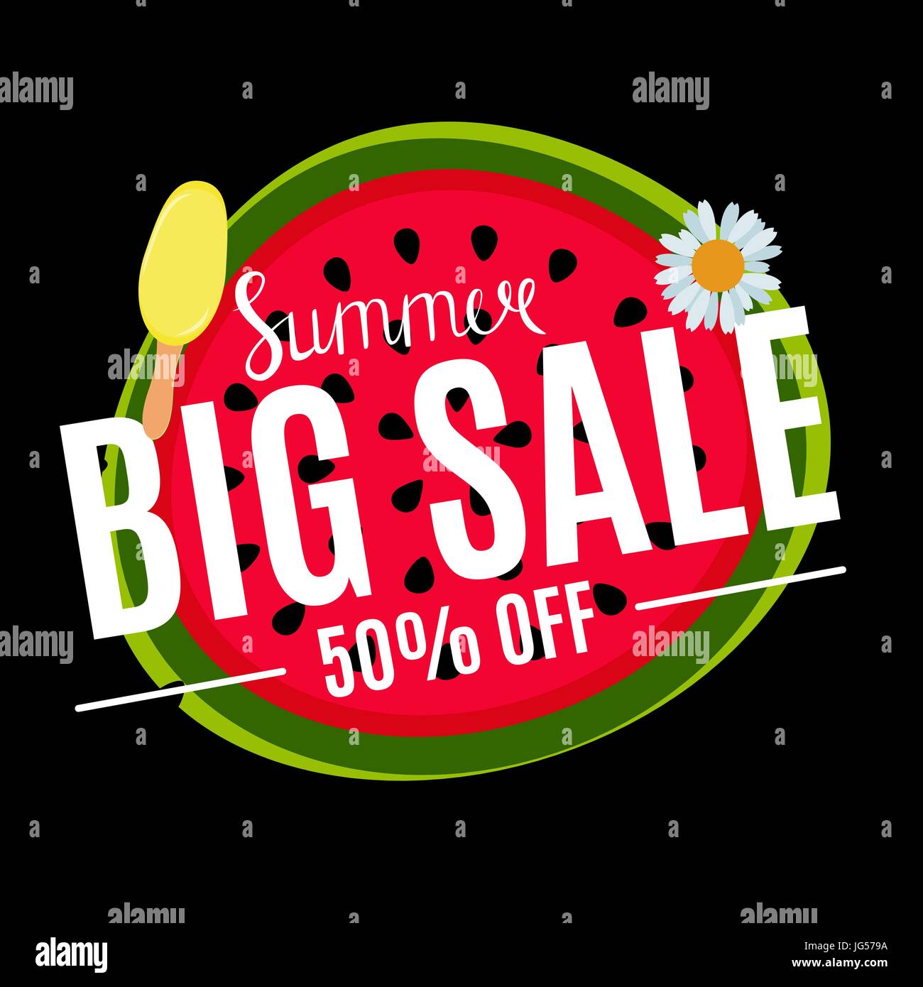 Summer Sale Abstract Banner Background Vector Illustration Stock Vector ...