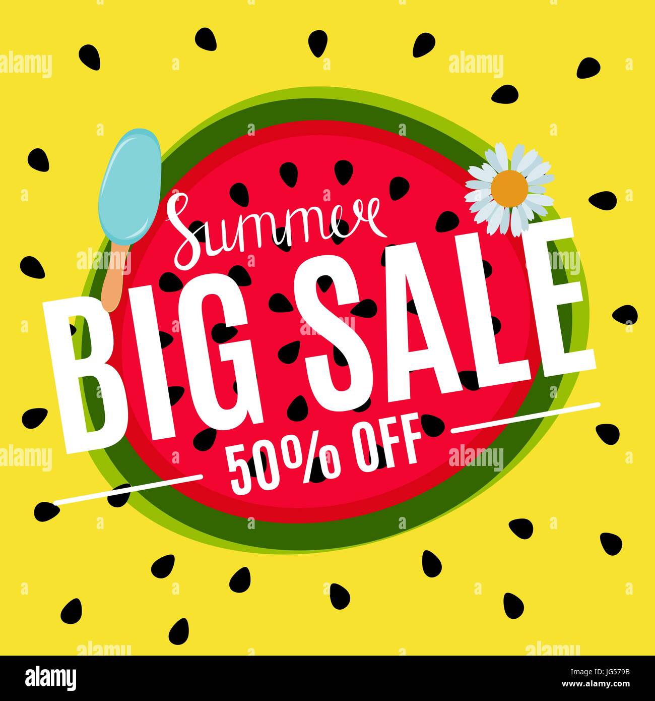 Summer Sale Abstract Banner Background Vector Illustration Stock Vector ...