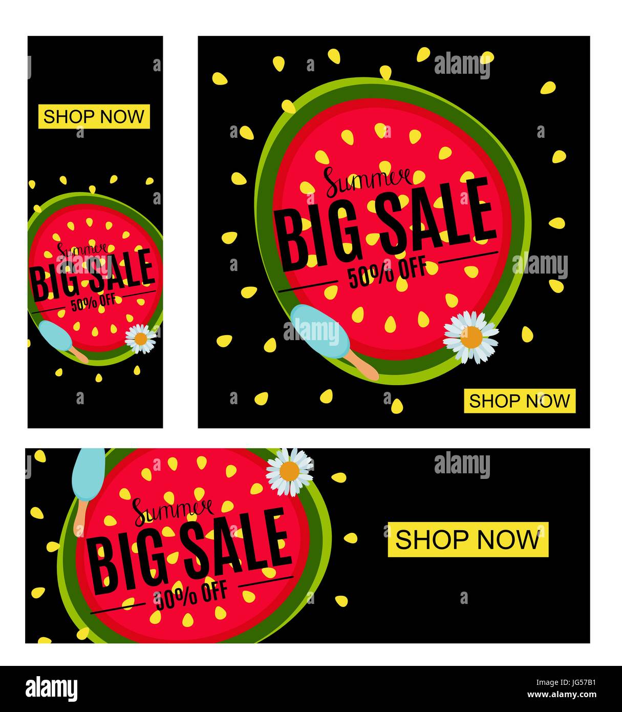 Summer Sale Abstract Banner Background Vector Illustration Stock Vector ...