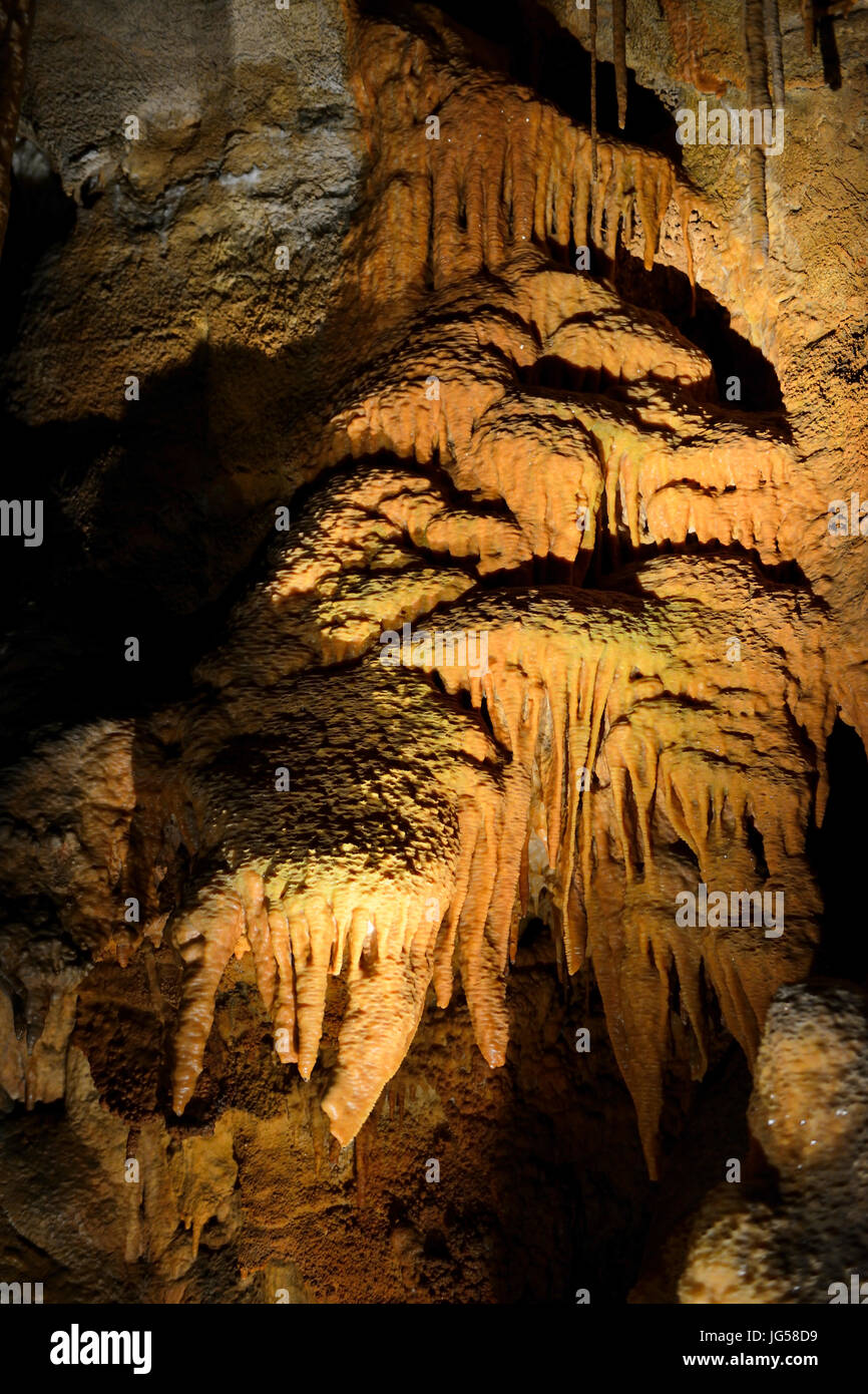 Rock formation within King Solomons Cave near Liena in Northern