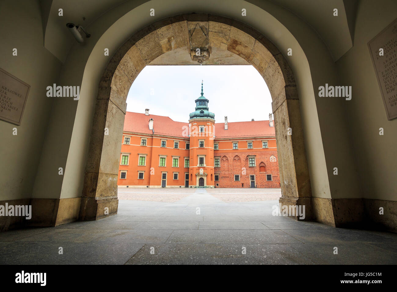 Royal Castle in Warsaw - capital city of Poland, Europe Stock Photo