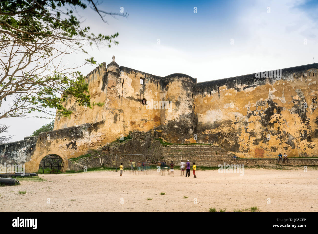 Fort Jesus Museum in Mombasa, Kenya, East Africa Stock Photo