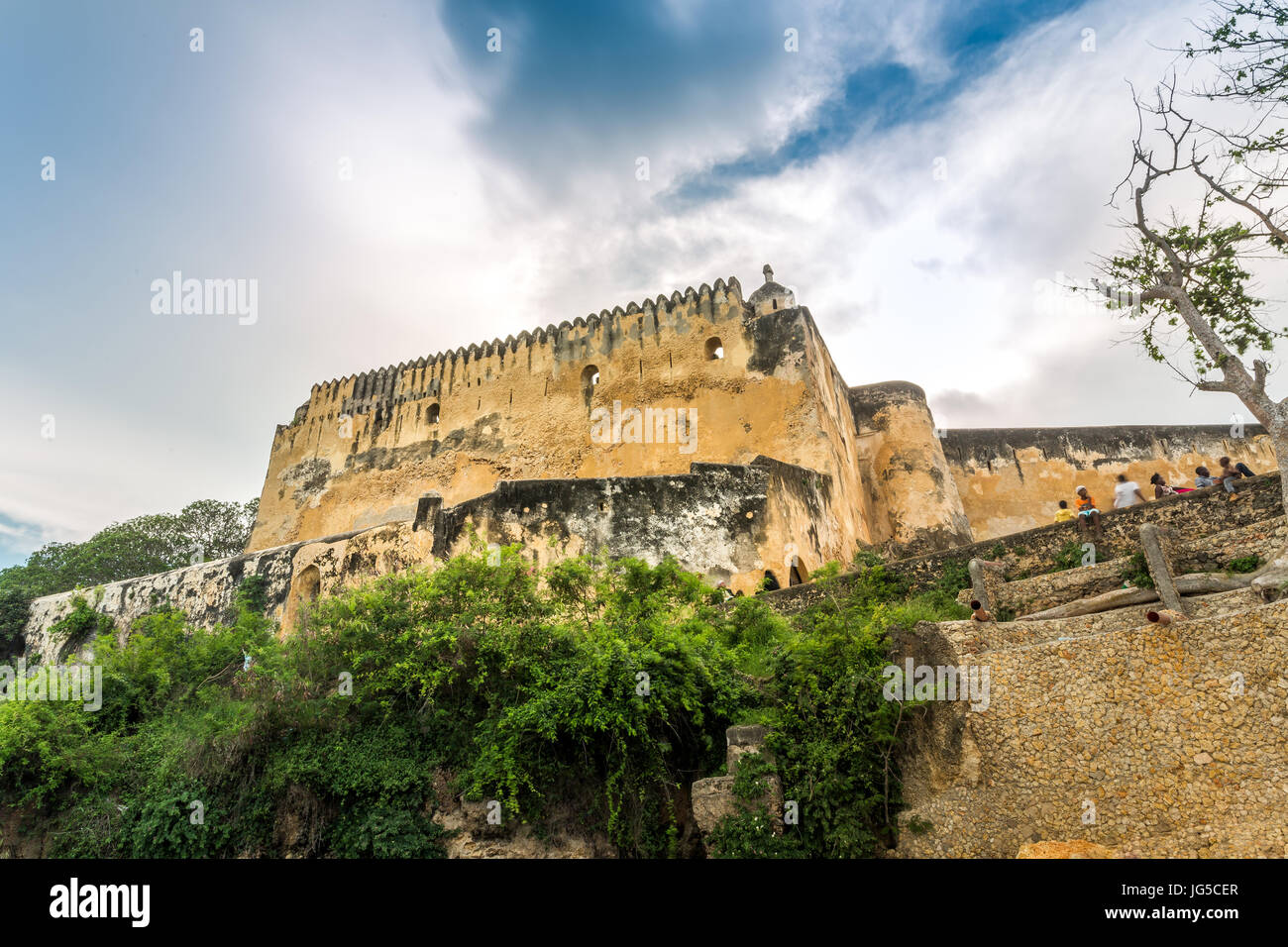 Fort Jesus Museum in Mombasa, Kenya, East Africa Stock Photo