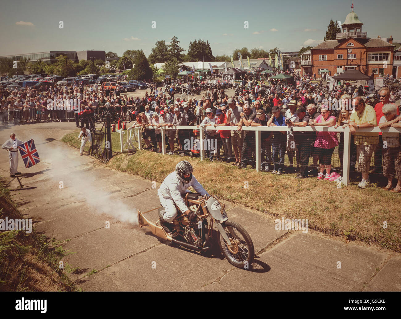 Brooklands Motorcycle day 2/7/2017 Stock Photo