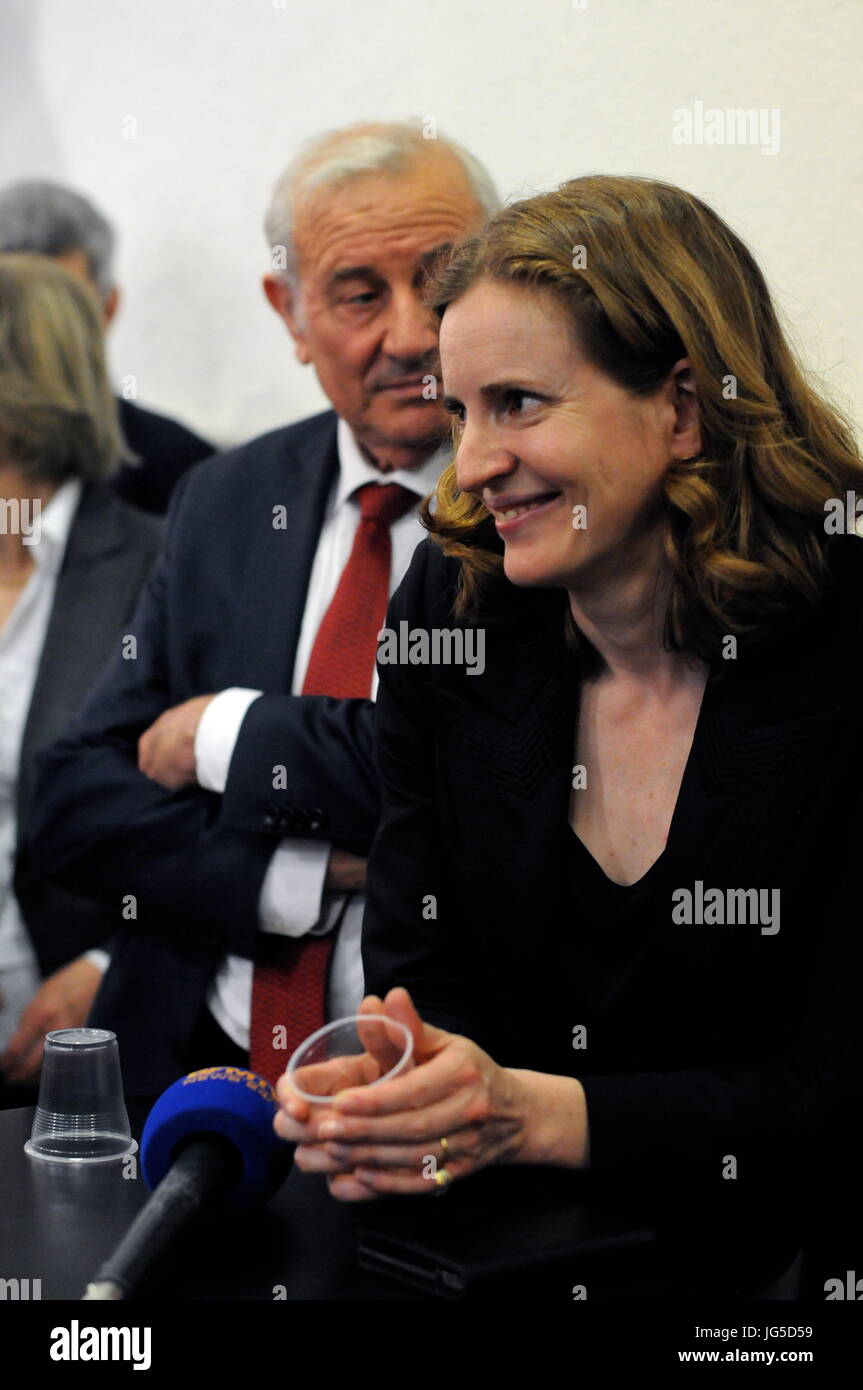 Nathalie KosciuskoMorizet pays visit to Lyon (France Stock Photo Alamy