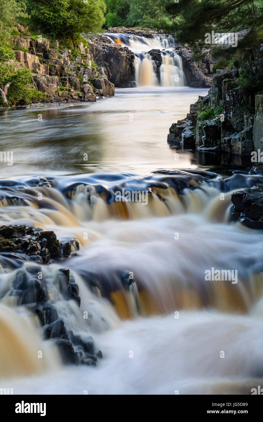 Low Force,  Bowlees, Upper Teesdale, County Durham. UK Stock Photo