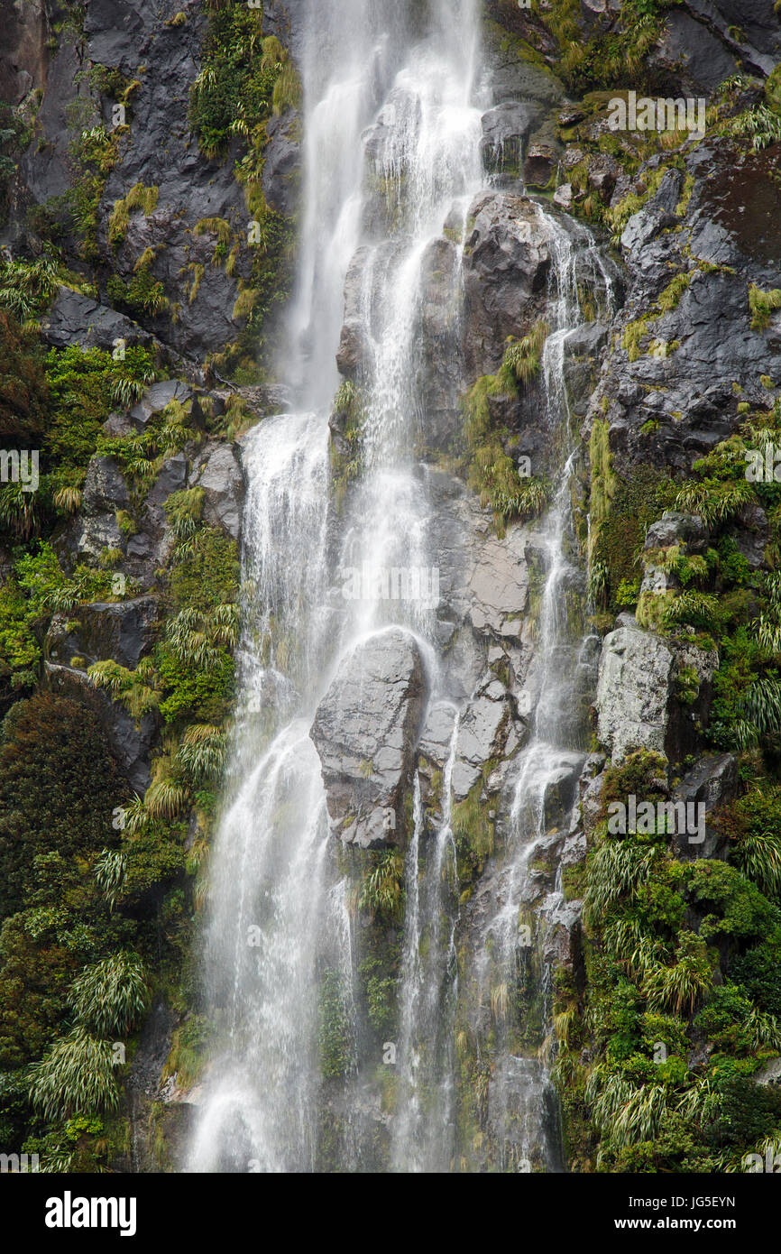 Milford Sound - Fiordland National Park Stock Photo