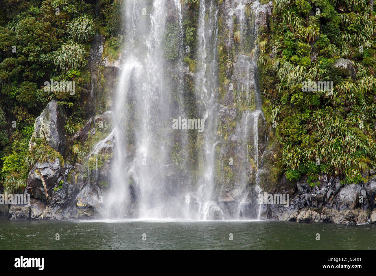 Milford Sound - Fiordland National Park Stock Photo