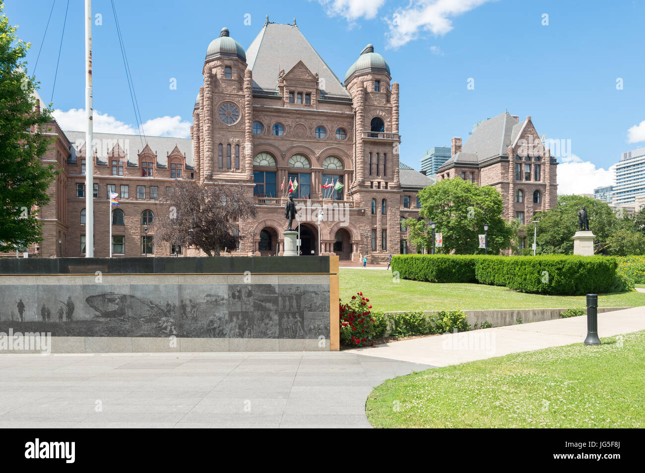 Toronto, CA - 24 June 2017: Ontario Legislative Building in Queen's park Stock Photo