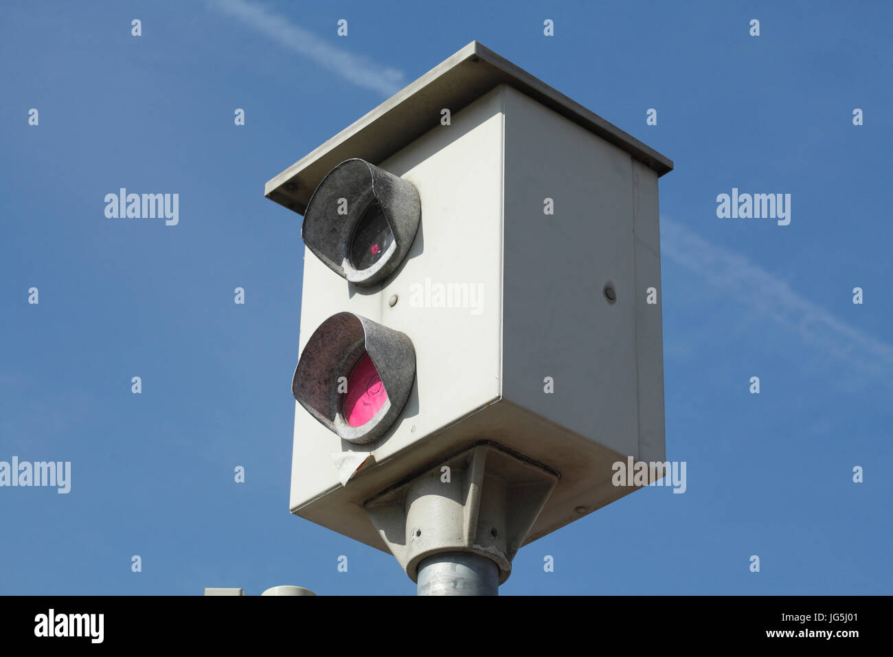flash box for speed check Stock Photo Alamy