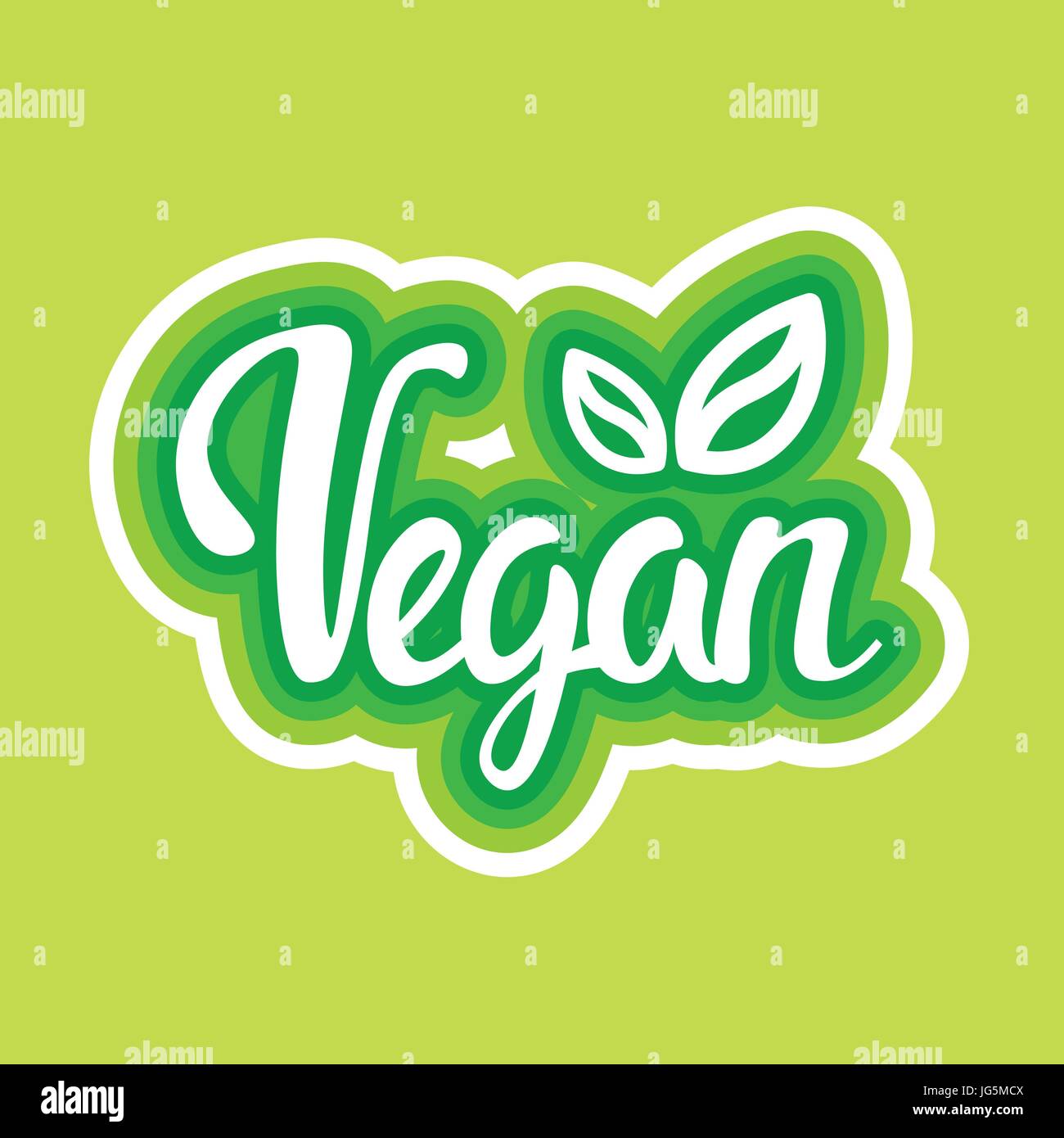 Vegan Organic Eco Food Stickers Healthy Lifestyle Stock Vector Image ...