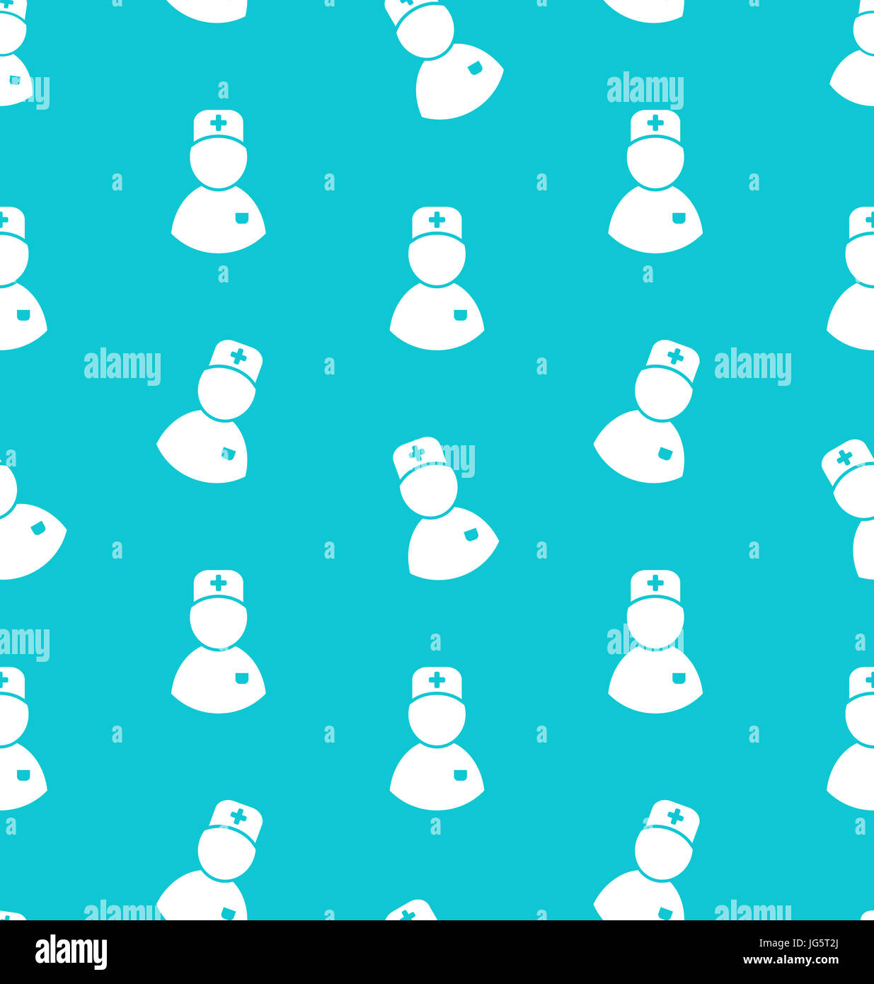 Illustration Seamless Pattern with Icons of Medical Doctor, Medicine ...