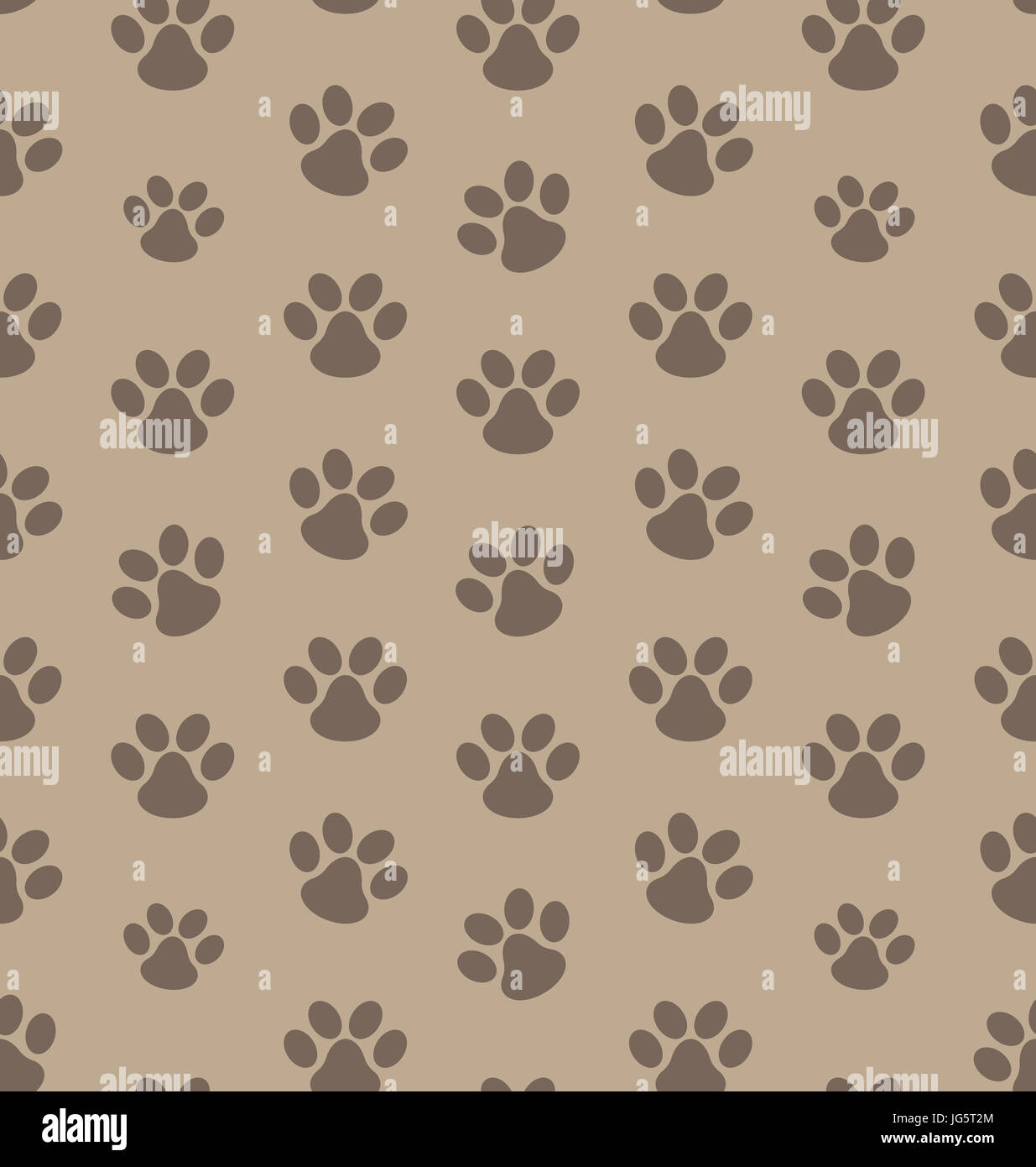 Illustration Seamless Texture with Trace of Cat Stock Photo - Alamy