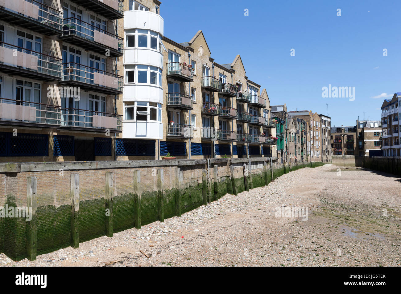 Wharf loft apartments, Limehouse, London, UK Stock Photo Alamy