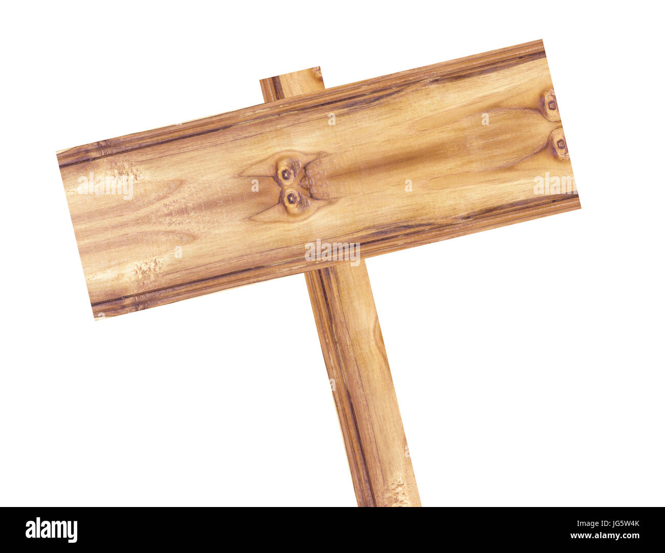 Old wooden sign isolated on white background Stock Photo - Alamy