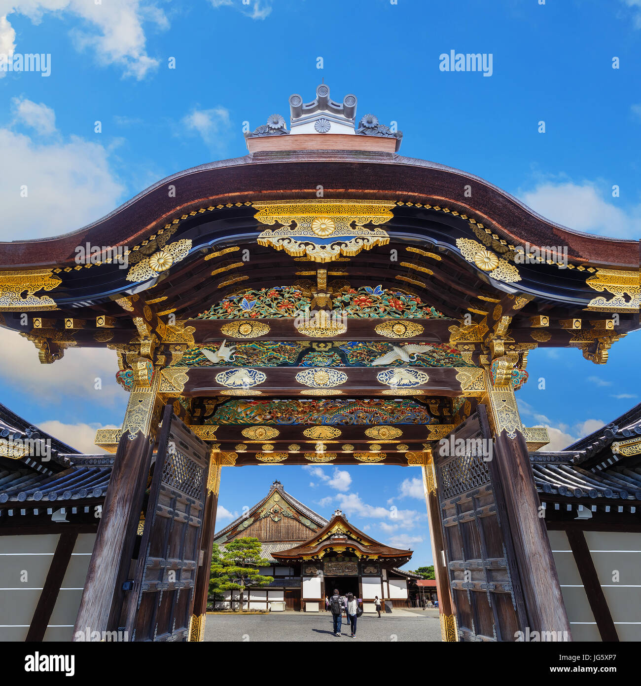 Nijo Castle in Kyoto, Japan Stock Photo