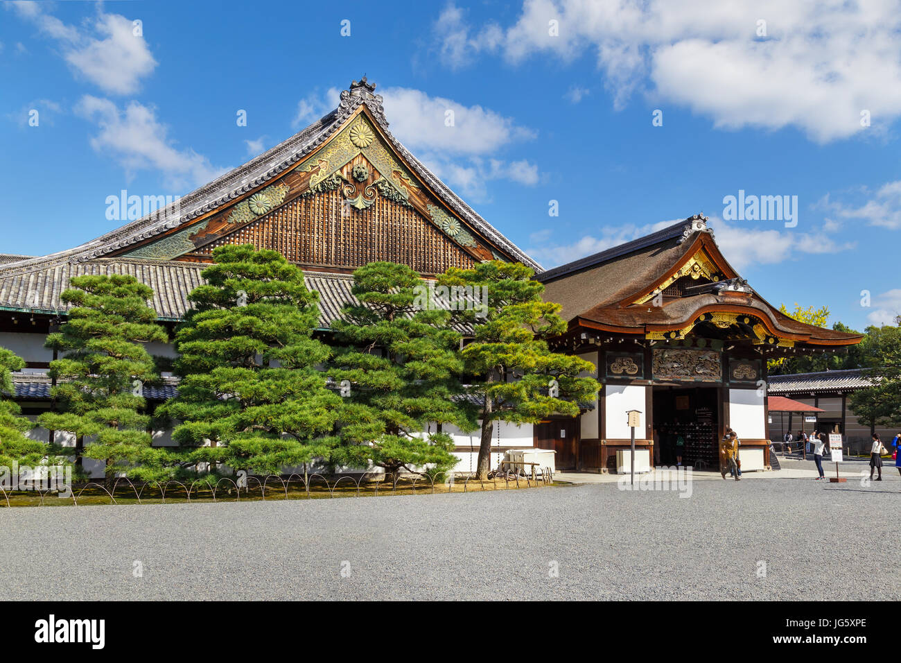 Ninomaru Palace at Nijo Castle in Kyoto, Japan Stock Photo