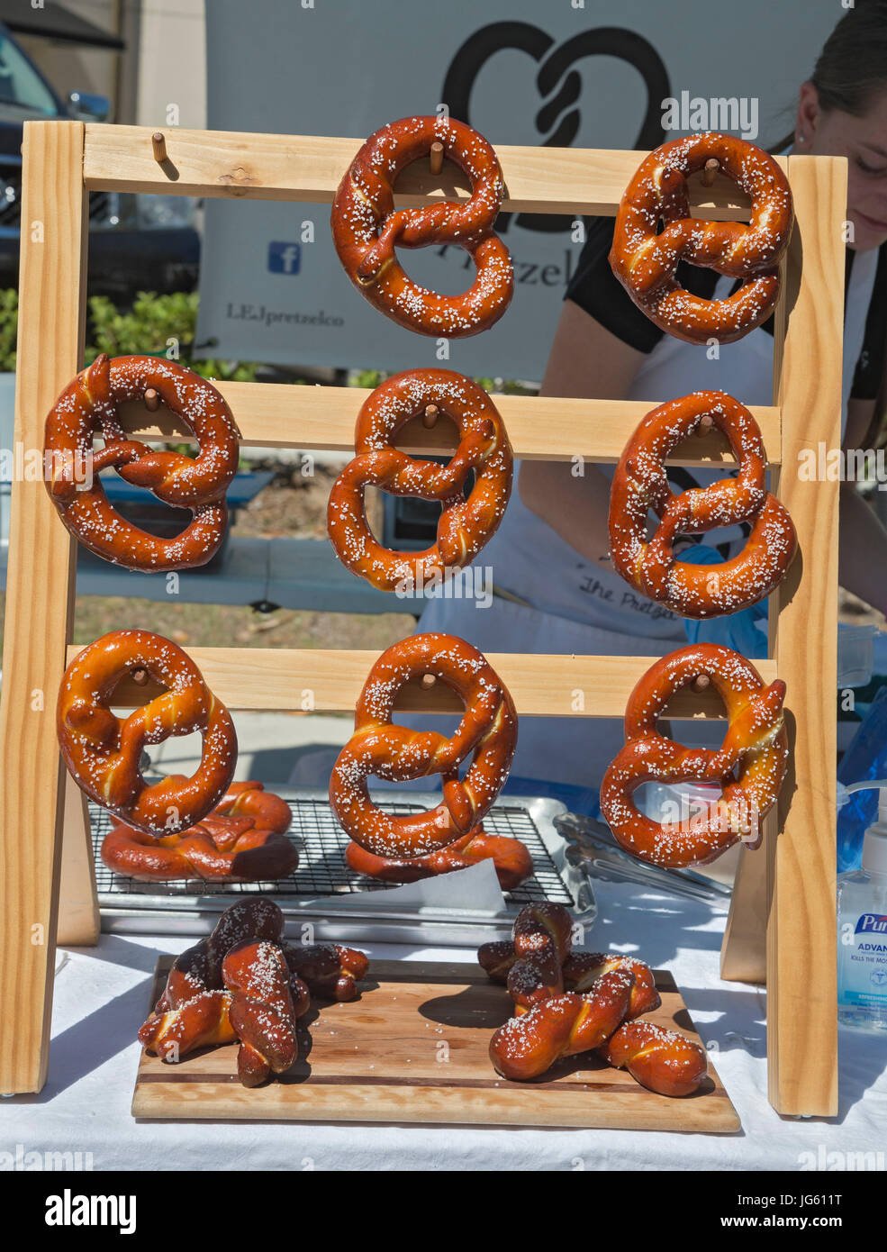 Spring Art Festival in Gainesville, Florida. Stock Photo