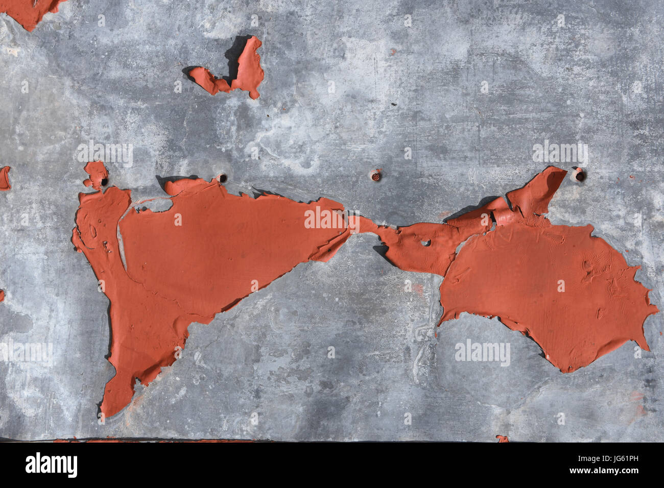 Flaking paint on galvanized metal Stock Photo Alamy