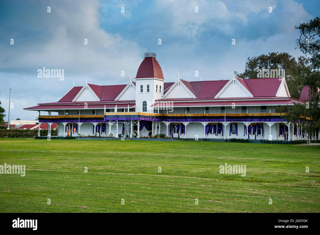 Royal palace in Nukuʻalofa, Tongatapu, Tonga, South Pacific Stock Photo
