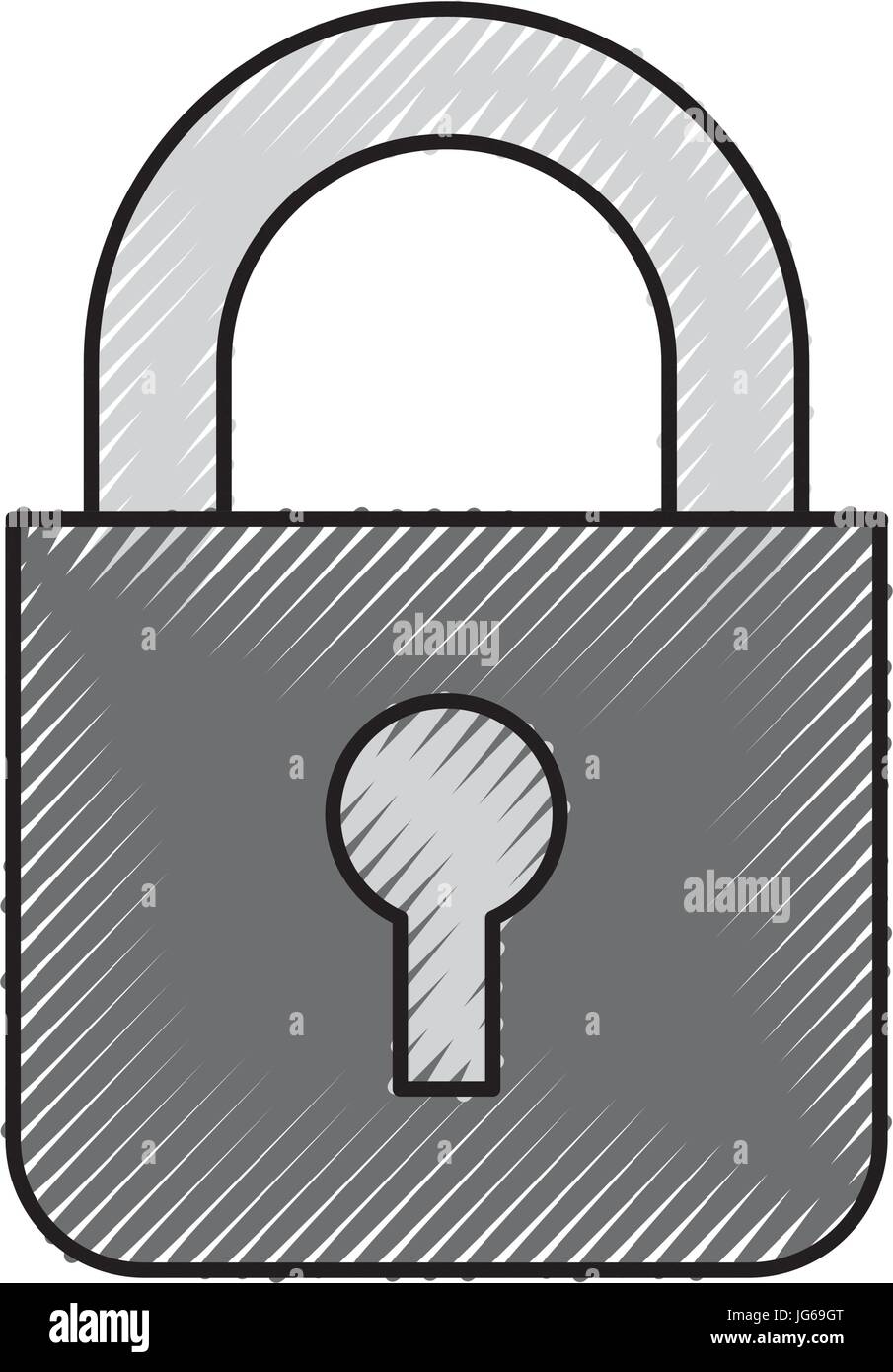 safe secure padlock icon vector illustration design Stock Vector Image ...