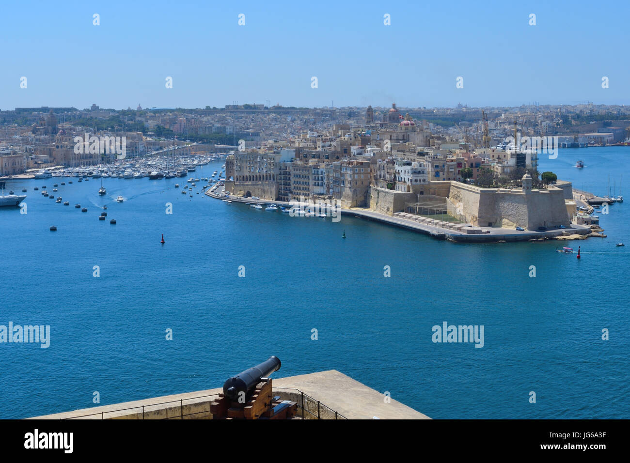 Grand Harbor Valletta Malta Stock Photo