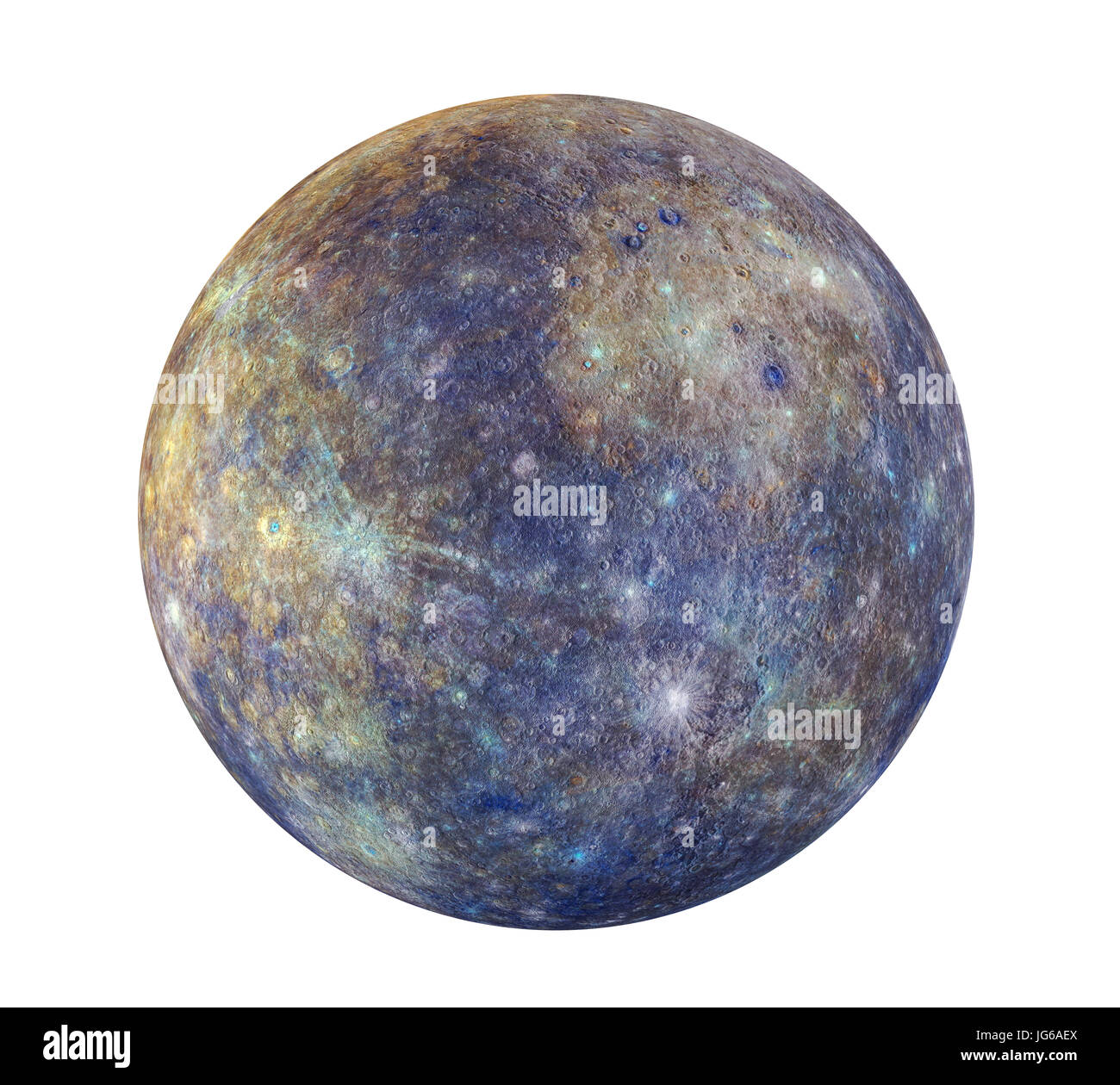 Planet Mercury Isolated Stock Photo