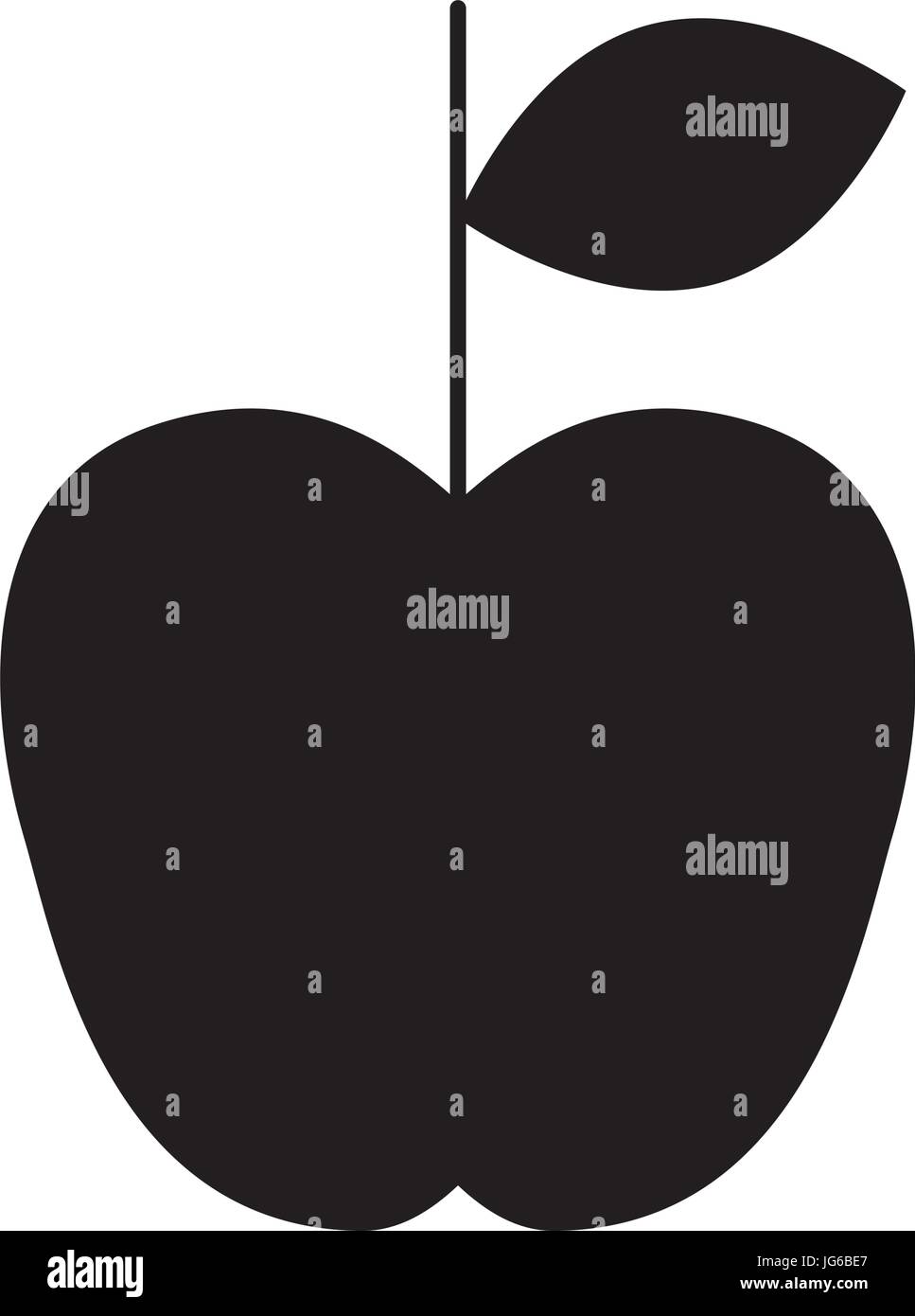 apple fresh fruit icon Stock Vector Image & Art - Alamy