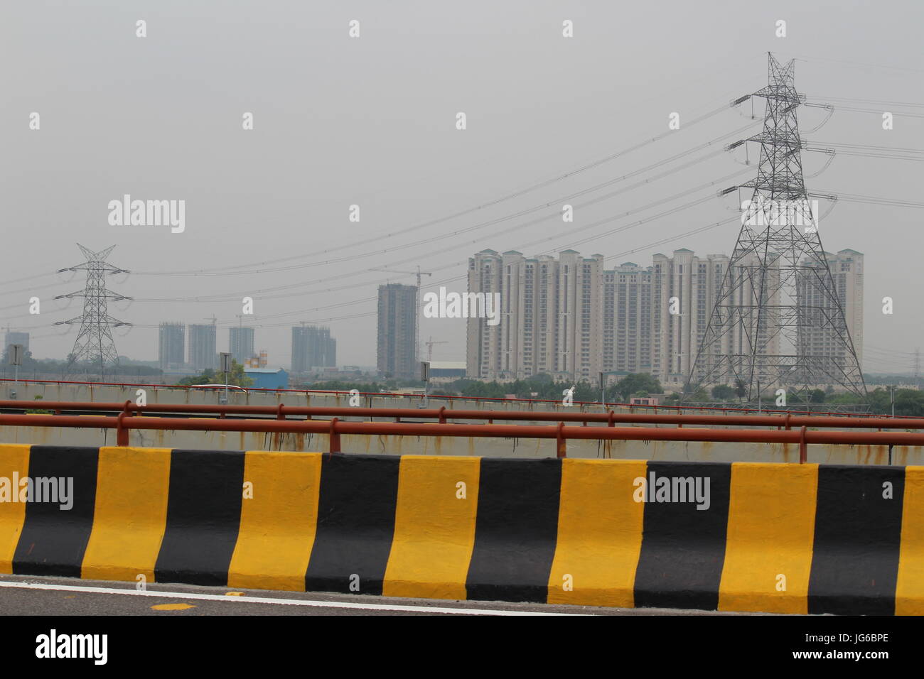 High rise apartments and buildings near Yamuna expressway, Greater