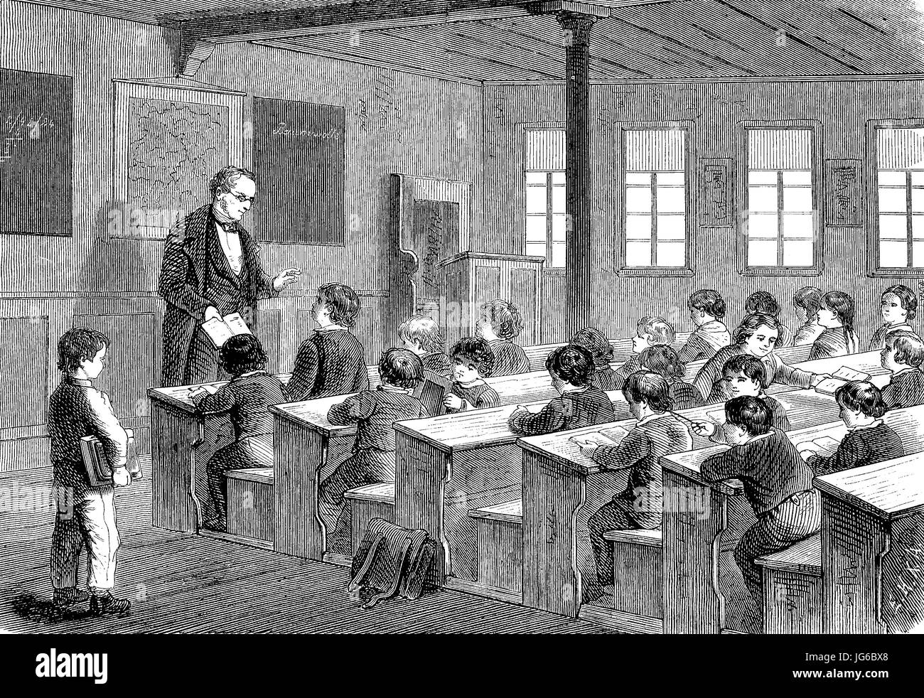 19th century classroom hi-res stock photography and images - Alamy