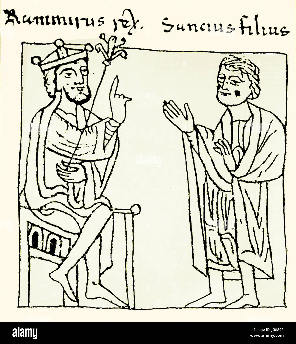 Ramiro I y Sancho Ramírez Stock Photo Alamy