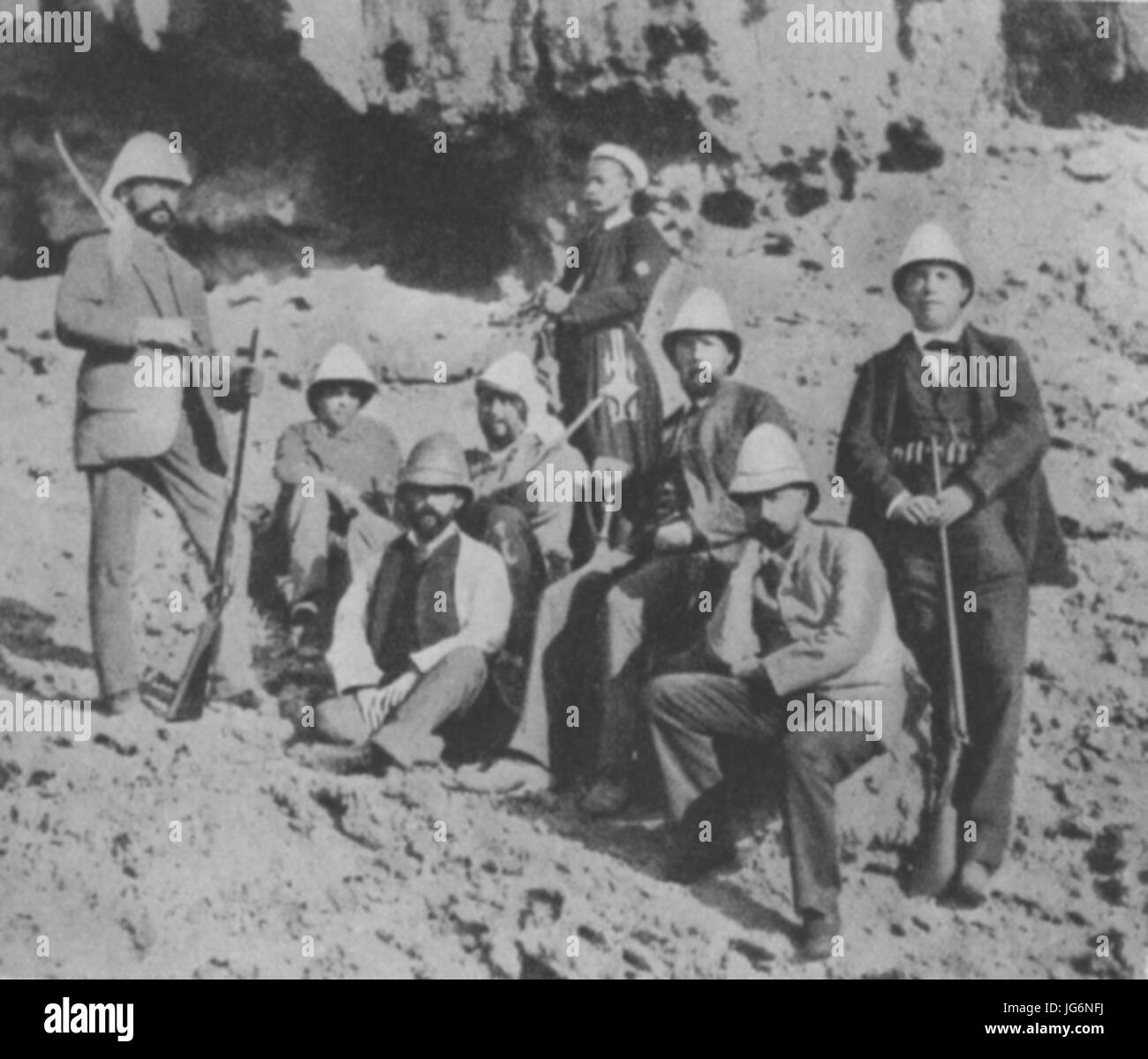 Robert Koch (Deutsche Cholera-Expedition in Ägypten 1884) Stock Photo