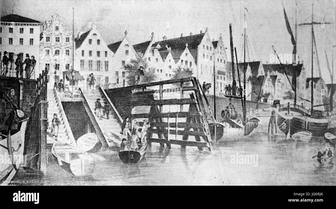 Ruderbootfähre an der Schlachte Bremen 28186029 Stock Photo - Alamy