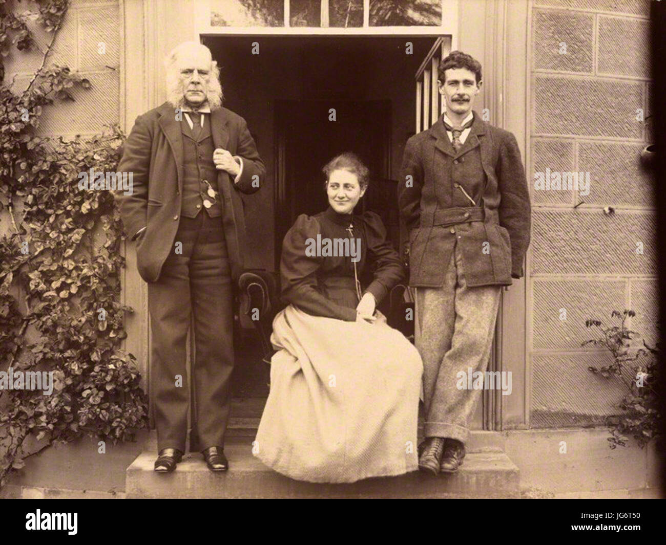Rupert Potter Beatrix Potter and Bertram Potter Stock Photo