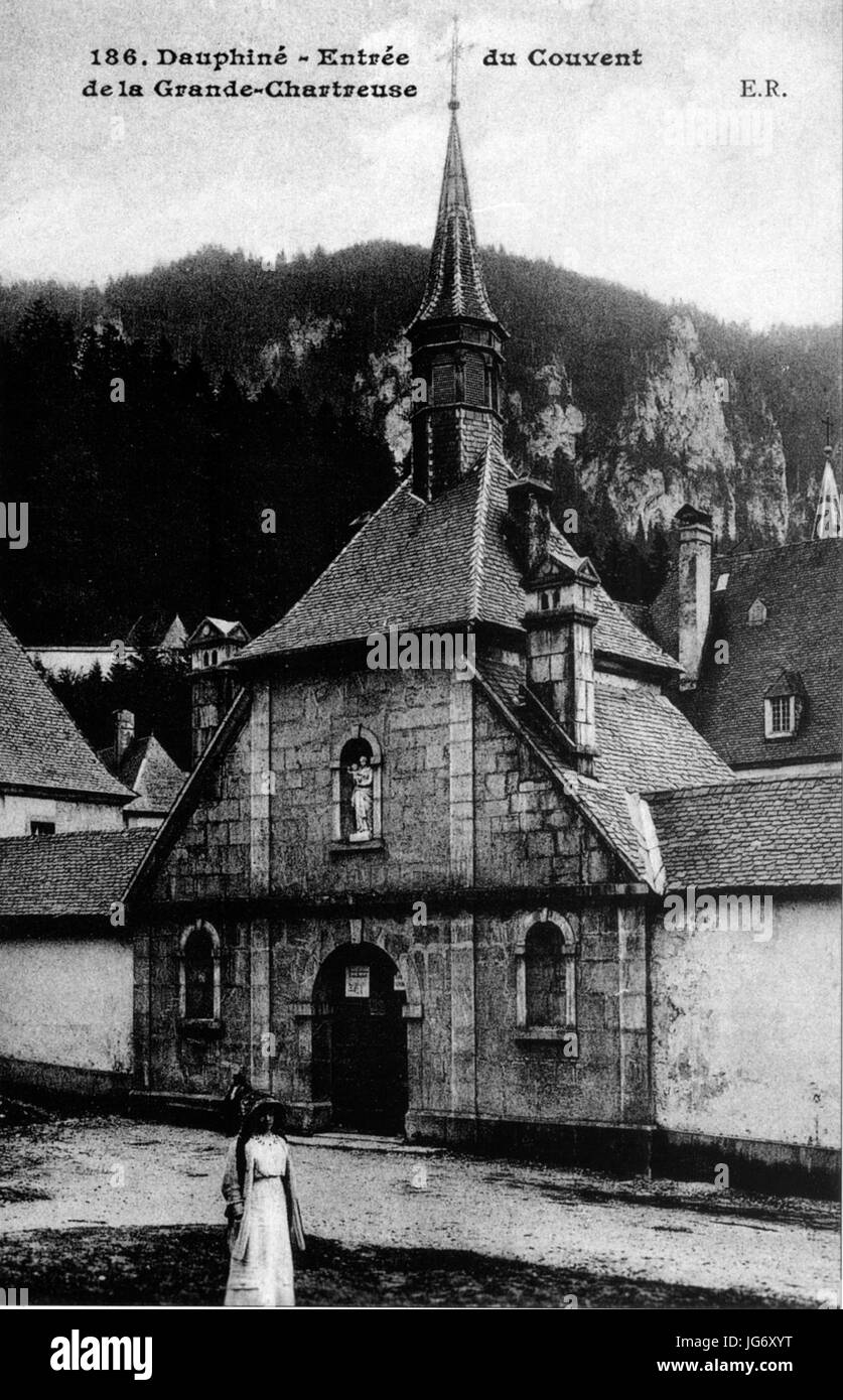 Saint Pierre De Chartreuse Entrée Du Couvent De La Stock - 
