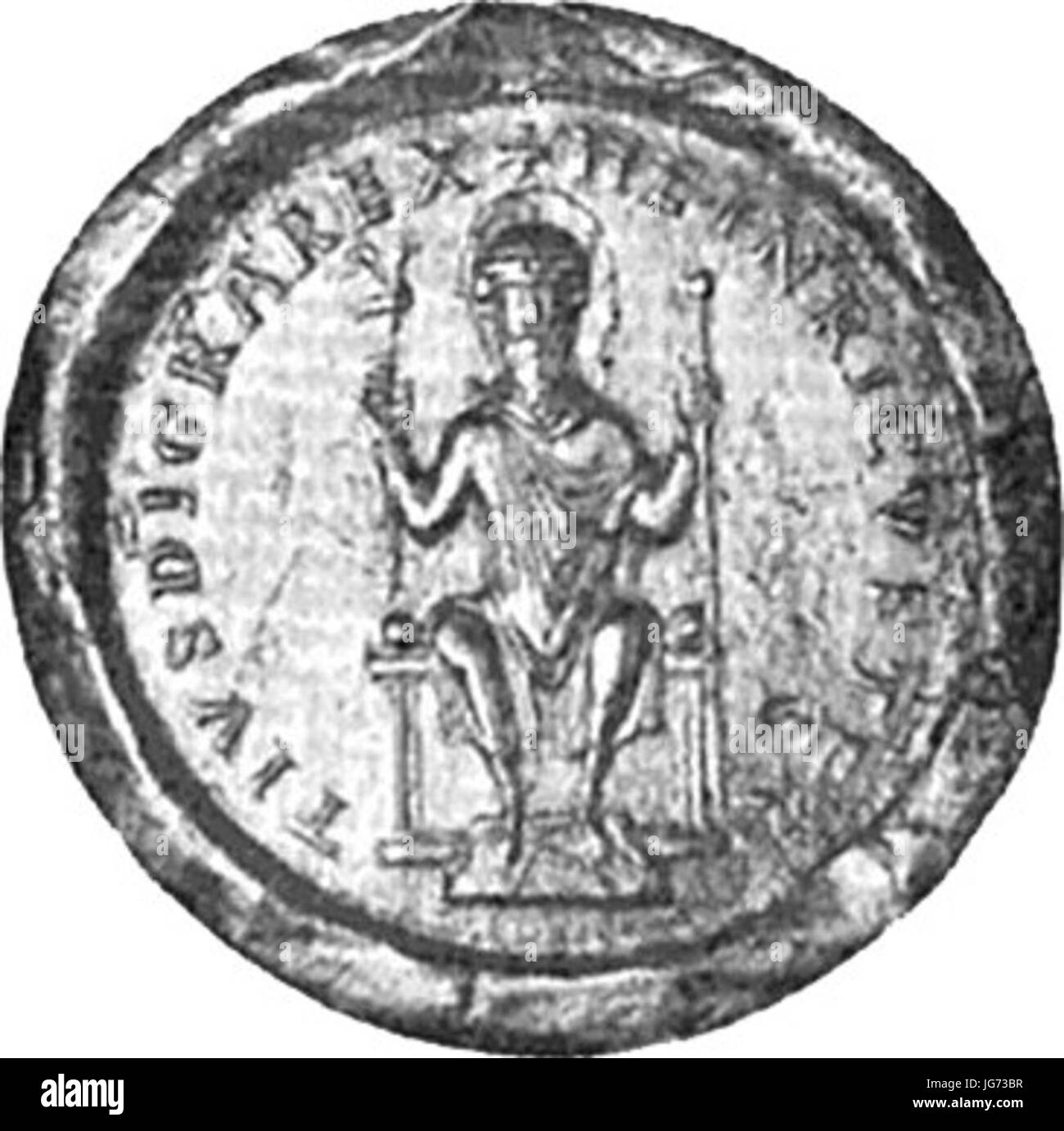 Seal of Henry III Holy Roman Emperor Stock Photo