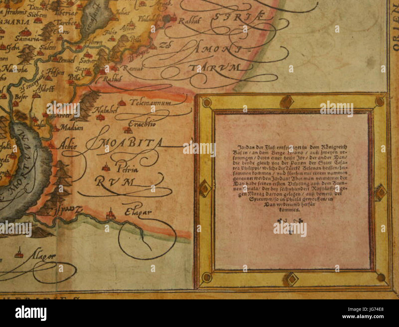 The holy land map hi-res stock photography and images - Alamy