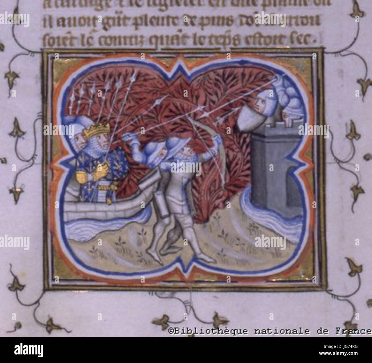 Siege of Tunis eighth crusade Stock Photo Alamy