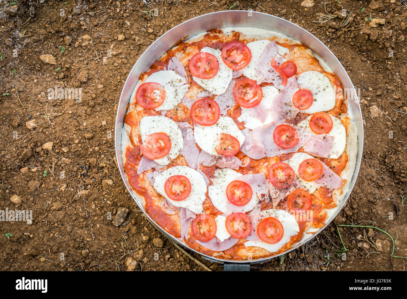 Pan pizza hires stock photography and images Alamy